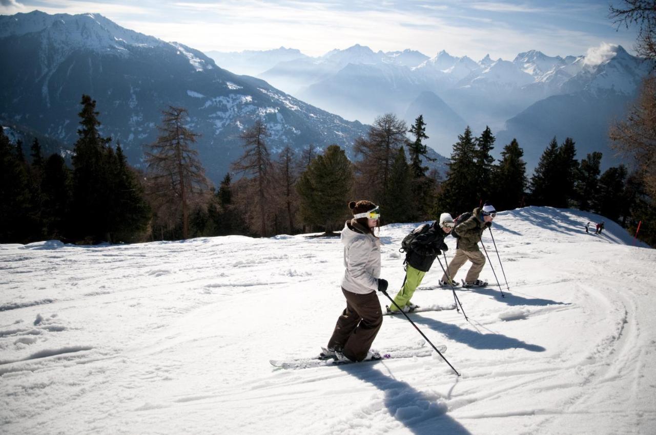 Ski Paradise Mountain & Luxe Apartments Veysonnaz Eksteriør bilde