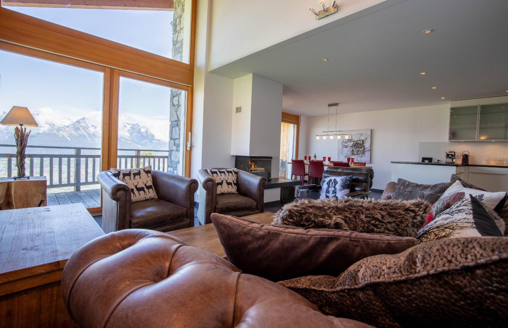 Ski Paradise Mountain & Luxe Apartments Veysonnaz Eksteriør bilde