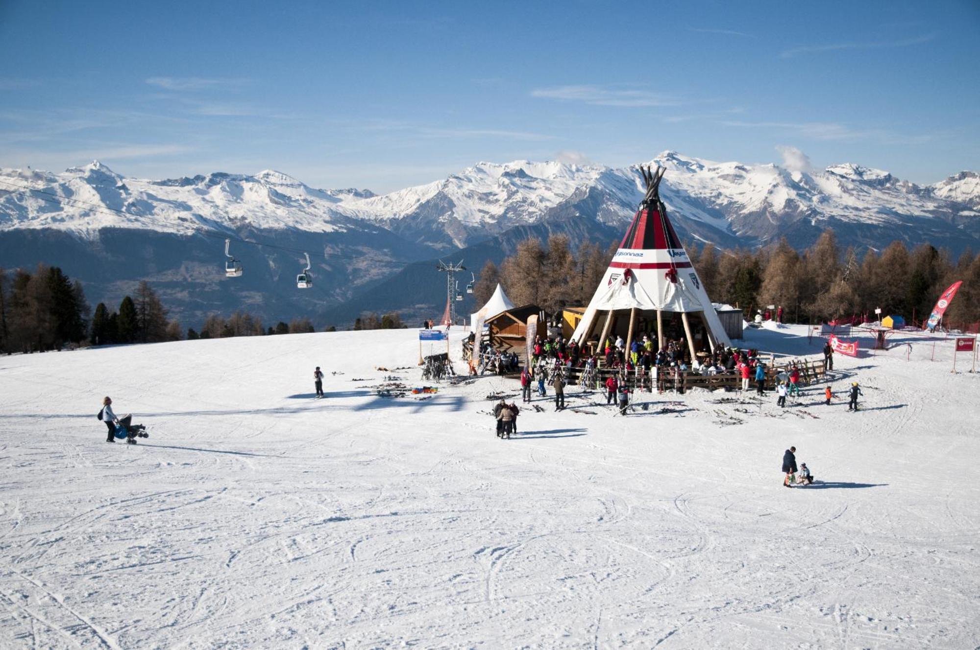 Ski Paradise Mountain & Luxe Apartments Veysonnaz Eksteriør bilde