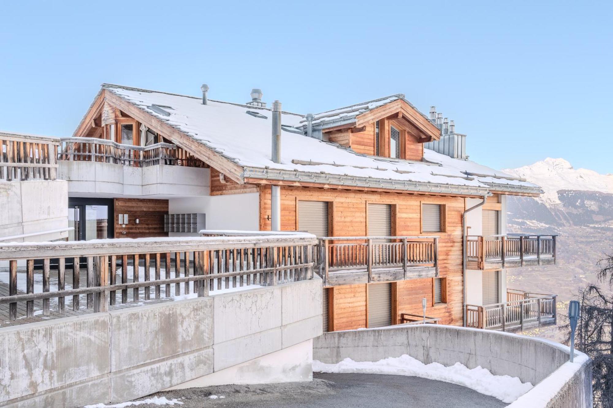 Ski Paradise Mountain & Luxe Apartments Veysonnaz Eksteriør bilde