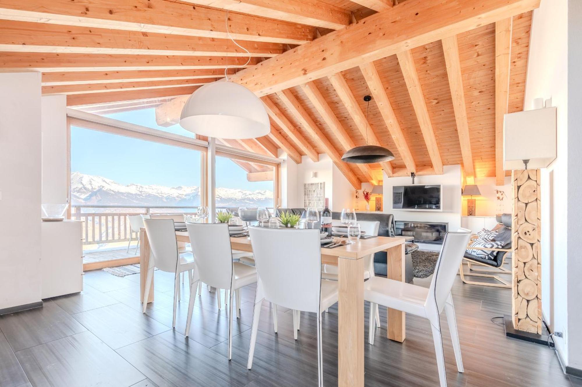 Ski Paradise Mountain & Luxe Apartments Veysonnaz Eksteriør bilde