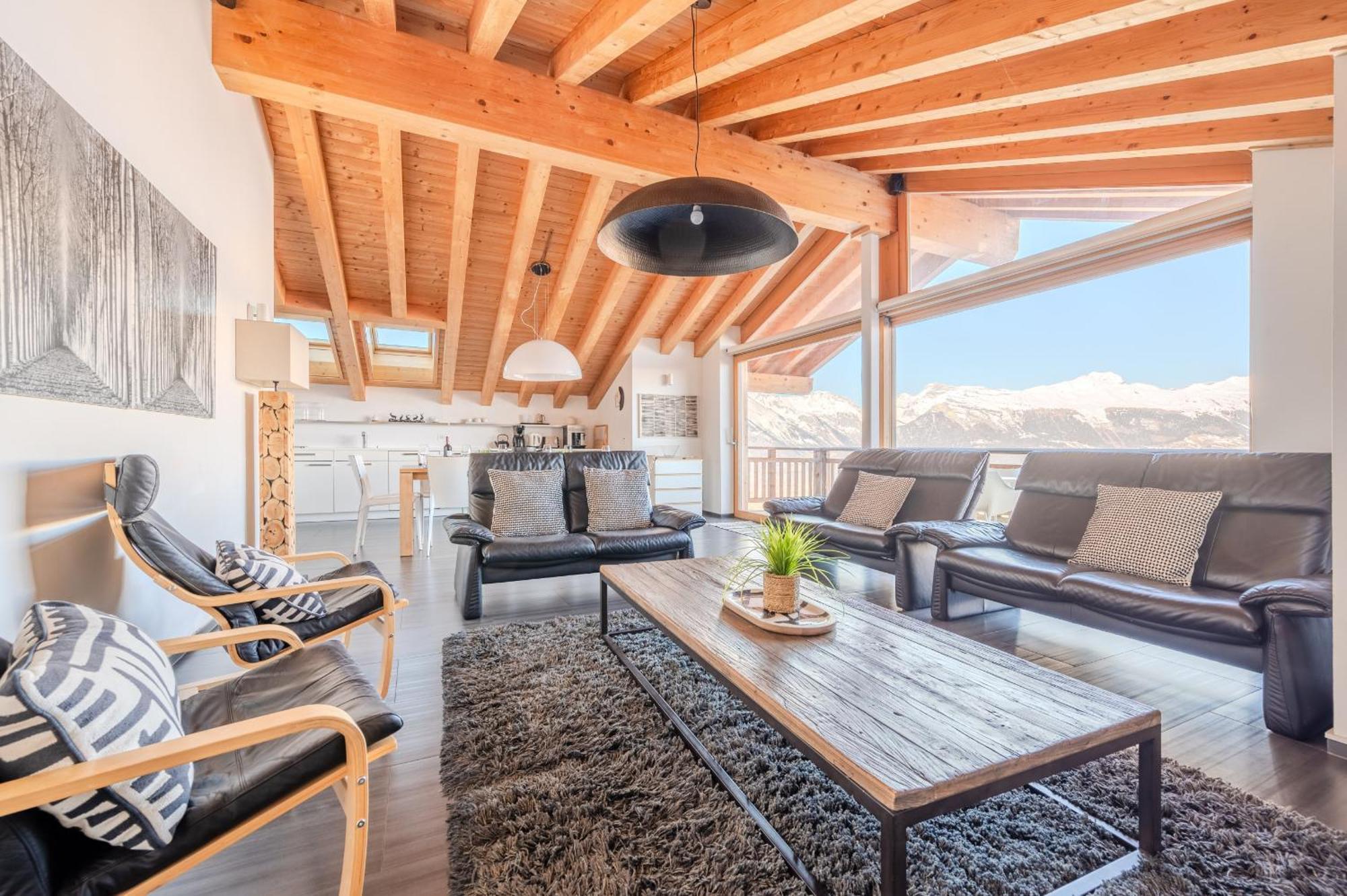 Ski Paradise Mountain & Luxe Apartments Veysonnaz Eksteriør bilde