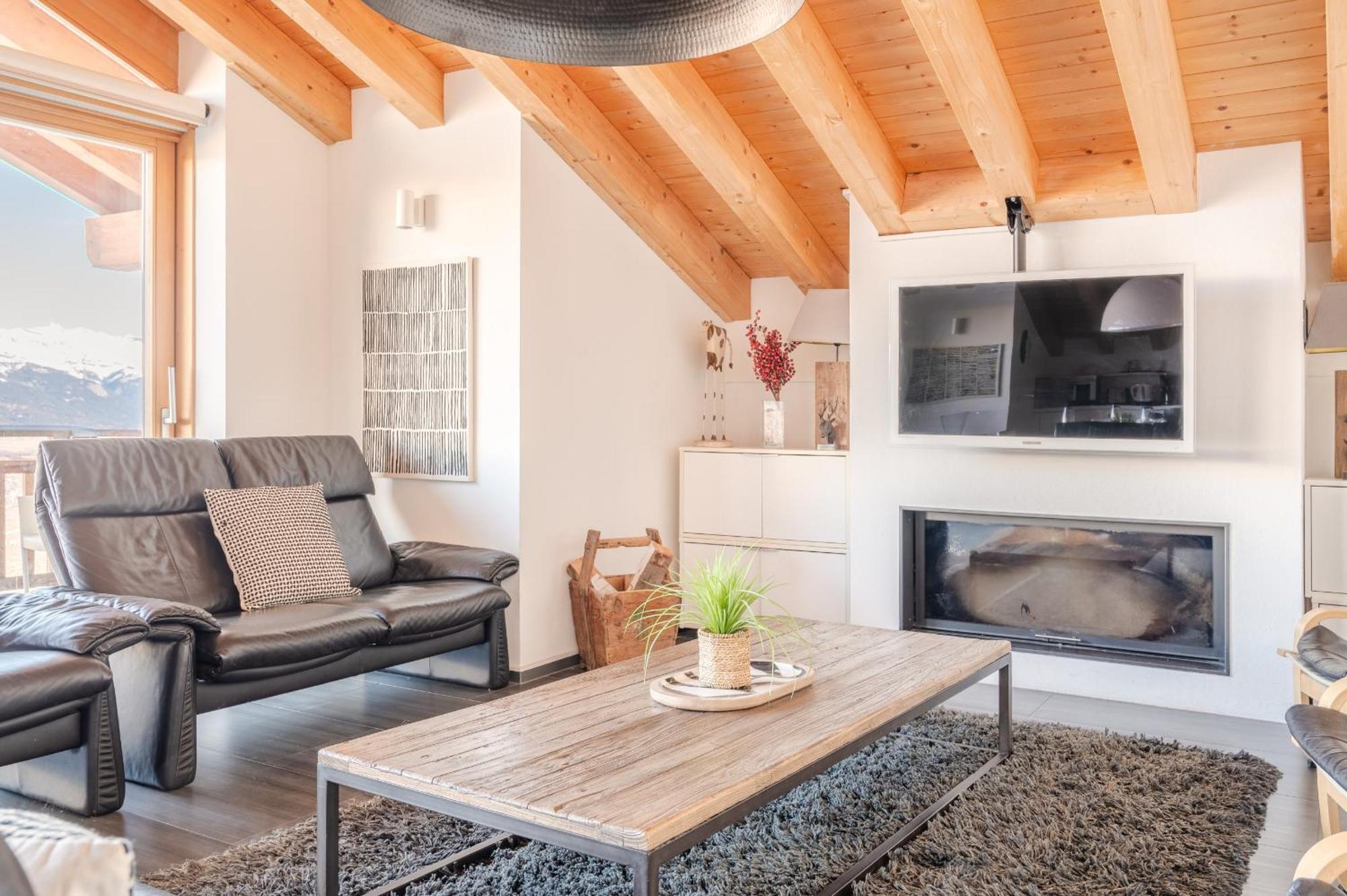 Ski Paradise Mountain & Luxe Apartments Veysonnaz Eksteriør bilde