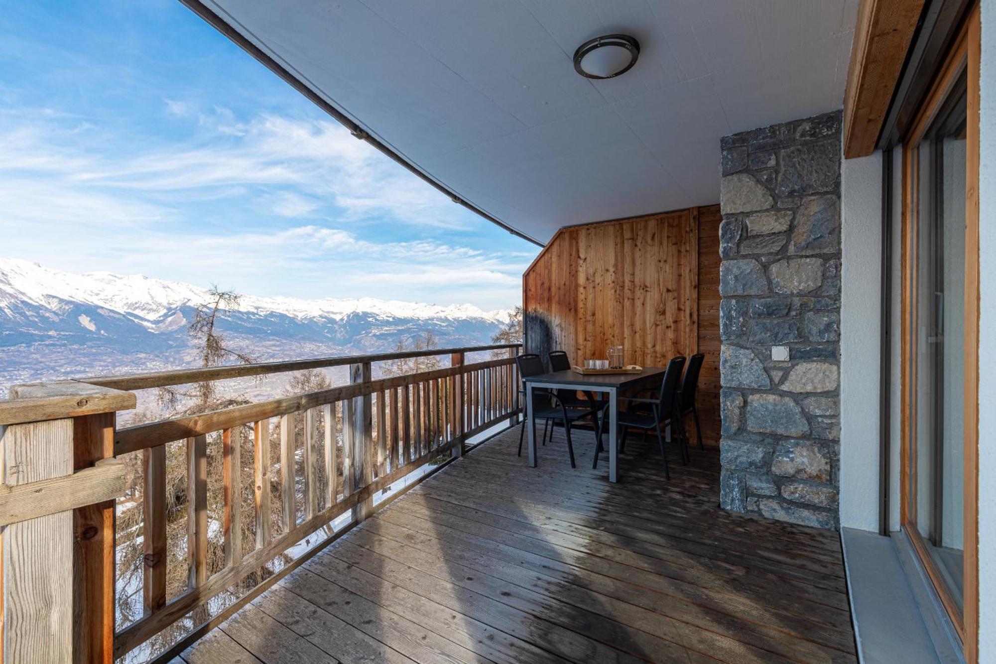 Ski Paradise Mountain & Luxe Apartments Veysonnaz Eksteriør bilde