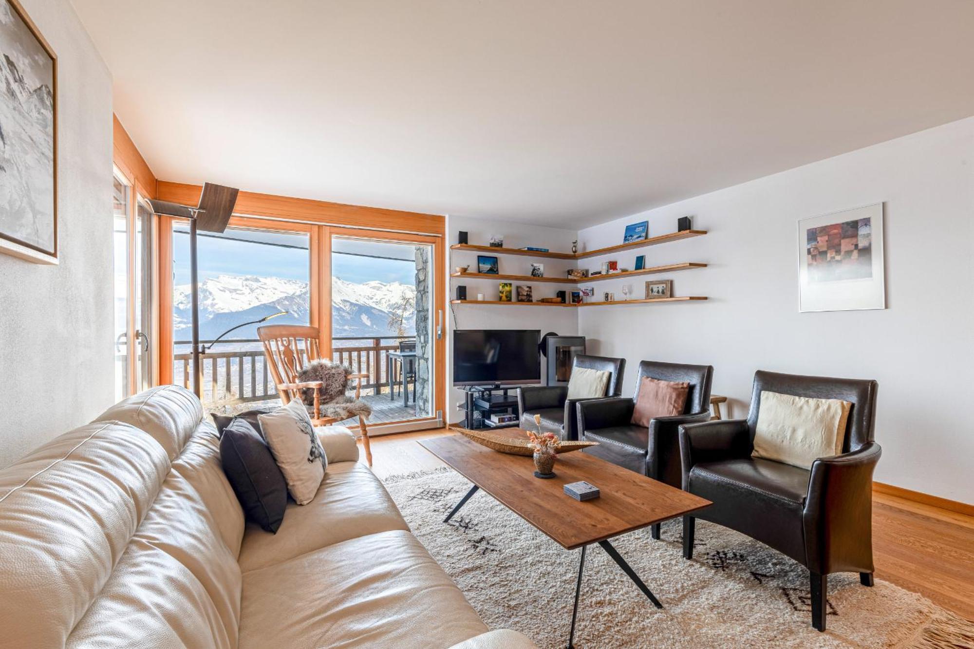 Ski Paradise Mountain & Luxe Apartments Veysonnaz Eksteriør bilde