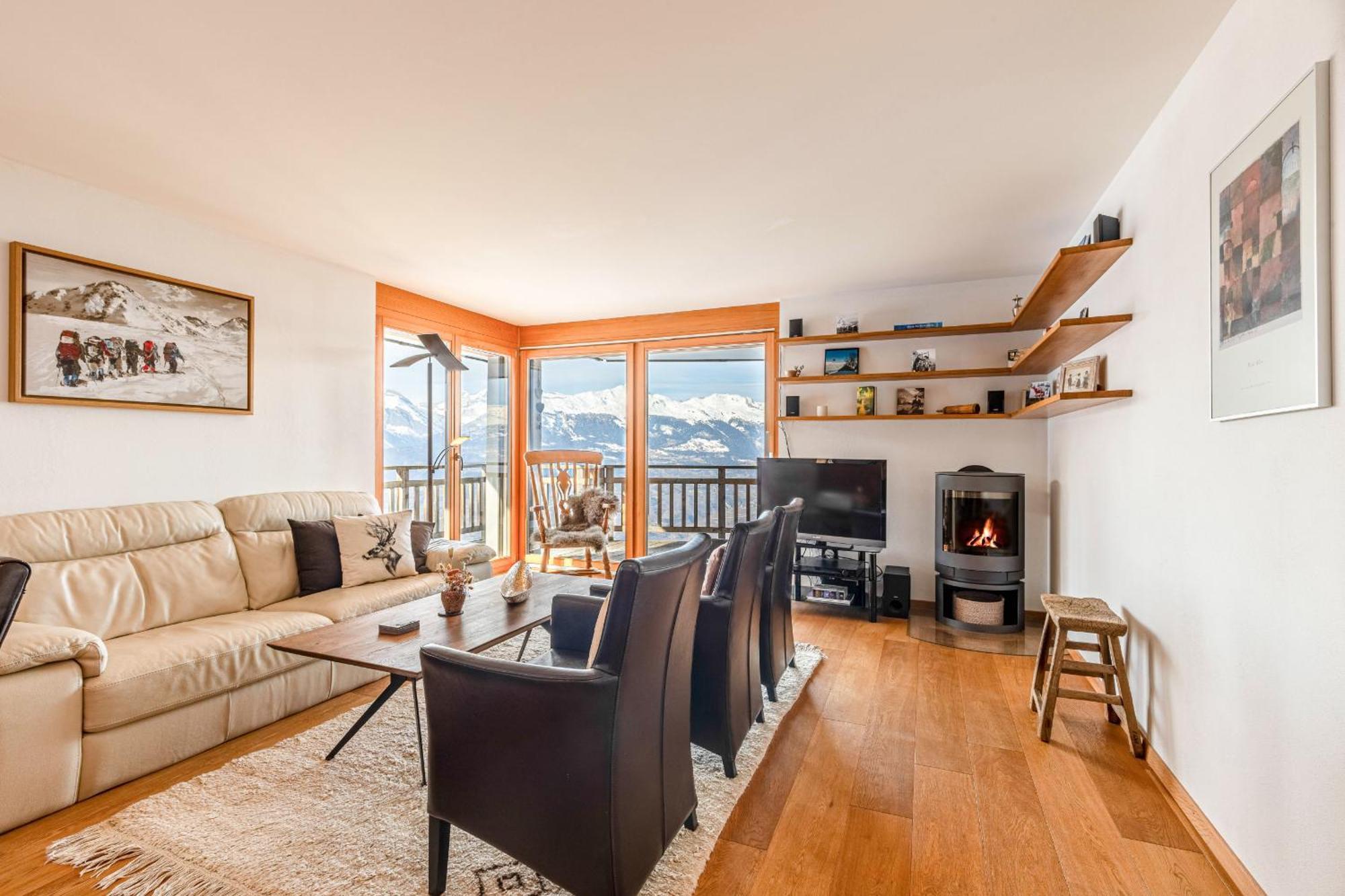Ski Paradise Mountain & Luxe Apartments Veysonnaz Eksteriør bilde
